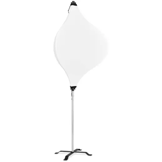 Lantern Banner with Light Weight Cross Base Unbranded Angle